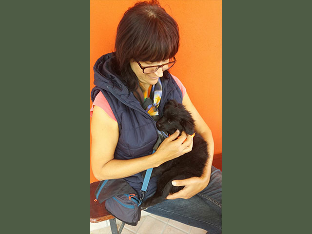 Dalma con la sua mamma